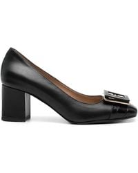 SERGIO MORETTI FIRENZE - Buckle-Detail Crocodile-Effect Pumps - Lyst