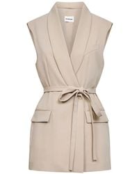 P.A.R.O.S.H. - Belted Sleeveless Top - Lyst