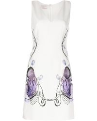 Saiid Kobeisy - Abstract-print Sleeveless Dress - Lyst