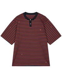 CROQUIS - Striped Sailboat-Embroidery T-Shirt - Lyst