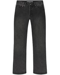 LOSTSHDWS - Embossed Denim Pants - Lyst