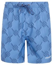Daily Paper - Graphic-Print Drawstring Swim Shorts - Lyst