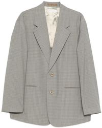 Our Legacy - Industry Check-Pattern Blazer - Lyst