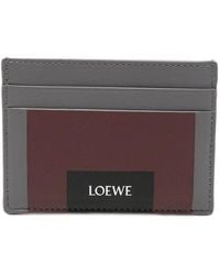 Loewe - Porte-Cartes En Cuir À Empiècements - Lyst