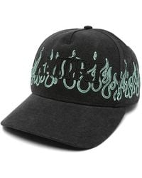 Amiri - Flame-Embroidered Logo-Patch Baseball Cap - Lyst