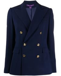 Ralph Lauren - Iconic Style Camden Double-breasted Blazer - Lyst