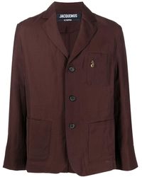 Jacquemus - Notched Lapels Single-breasted Jacket - Lyst