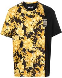 Just Cavalli - T-Shirt mit Blumen-Print - Lyst