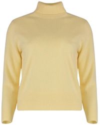 Vince - Pull À Manches Trois-Quarts Et Col Roulé - Lyst