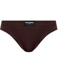 DSquared² - Logo-Plaque Briefs - Lyst