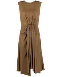 Blanca Vita - Gathered-Detail Sleeveless Dress - Lyst