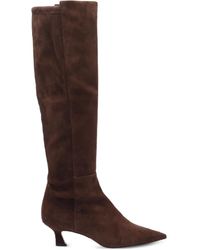 Stuart Weitzman - Stiefel aus Wildleder - Lyst