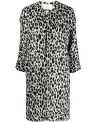 Isabel Marant - Leopard-print Zip-up Coat - Lyst