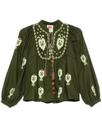 FARM Rio - Embroidered Tassel Shirt - Lyst