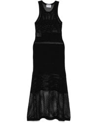 Moschino - Open-Knit Midi Dress - Lyst