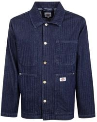 Dickies - Denim Jack Met Visgraatpatroon - Lyst
