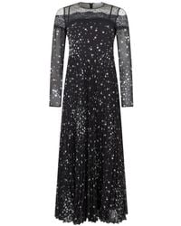 RED Valentino - Star Lace Maxi Dress - Lyst