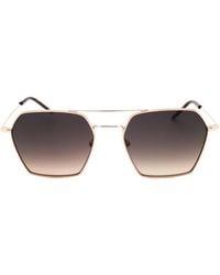 BOSS - Geometric-Frame Sunglasses - Lyst