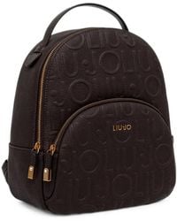 Liu Jo - Logo-Embossed Backpack - Lyst