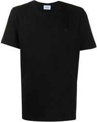 Dondup - T-shirt a girocollo con placca logo - Lyst
