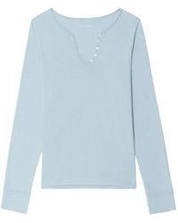 Zadig & Voltaire - Tunisien Long-Sleeve T-Shirt - Lyst