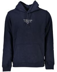 Tommy Hilfiger - Logo-Print Kangaroo-Pocket Hoodie - Lyst