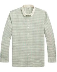 RRL - Checked Long-Sleeve Shirt - Lyst