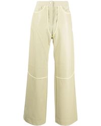 Paris Georgia Basics - Rodeo Seam-detail Straight-leg Jeans - Lyst