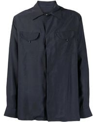 Giorgio Armani - Long-Sleeve Button-Up Shirt - Lyst