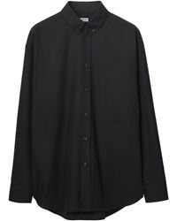 Burberry - Edk-embroidered Cotton Shirt - Lyst
