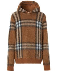 Burberry - Hoodie mit House-Check - Lyst