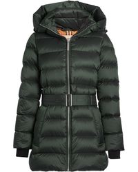 Burberry Limehouse Quilted Down Puffer Coat - Green