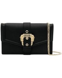 Versace - Baroque Buckle Faux-leather Crossbody Bag - Lyst