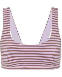The Upside - Miami Jasmine Striped Sports Bra - Lyst