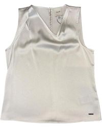 Calvin Klein - Top Hammered Satin - Lyst