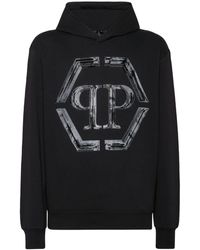 Philipp Plein - Strass Hexagon Hoodie - Lyst