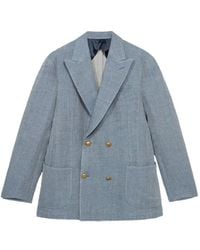 Fortela - David Double-Breasted Blazer - Lyst