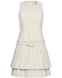 Cinq À Sept - Reena Pleated Mini Dress - Lyst