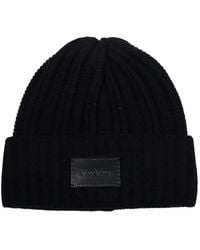 Max Mara - Geribbelde Muts Met Logopatch - Lyst