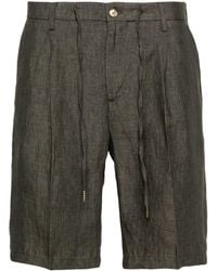 Briglia 1949 - Short en lin Olbias à plis - Lyst