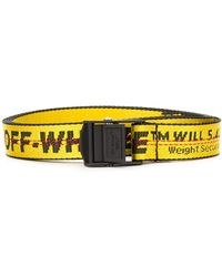 Off-White c/o Virgil Abloh Cintura con stampa - Giallo