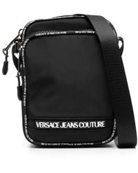 Versace Jeans Couture - Logo-Tape Messenger Bag - Lyst