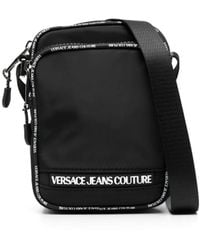 Versace Jeans Couture - Logo-Tape Messenger Bag - Lyst