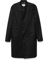 Maison Margiela - Cavalry-Twill Wool Coat - Lyst