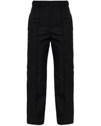 Loewe - Pressed-Crease Slim-Fit Trousers - Lyst