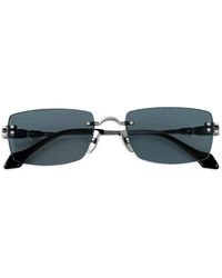 Dyrka - Rectangle Rimless Sunglasses - Lyst