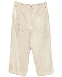 Rundholz - Rivet-Detail Hemp Trousers - Lyst