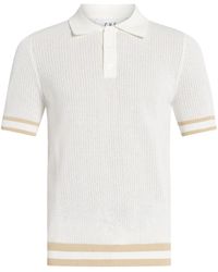 CHE - Poloshirt Mit Lochstrickmuster - Lyst