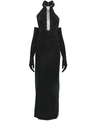 MITILIANE COUTURE - Crystal-Embellished Maxi Dress - Lyst
