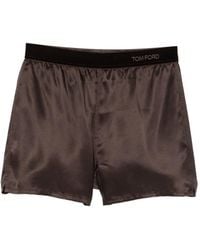 Tom Ford - Silk-Satin Pajamas Shorts - Lyst